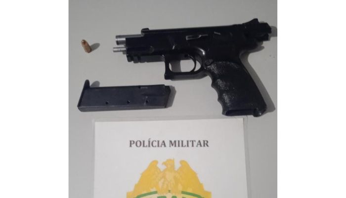 Laranjeiras - Jovem é preso com pistola de origem Israelense 